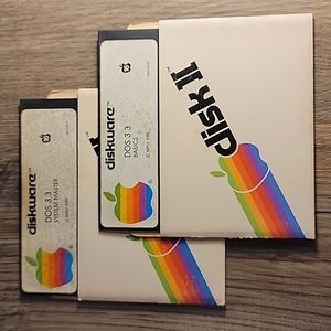 Apple diskware DOS 3.3 Floppy Disk Set